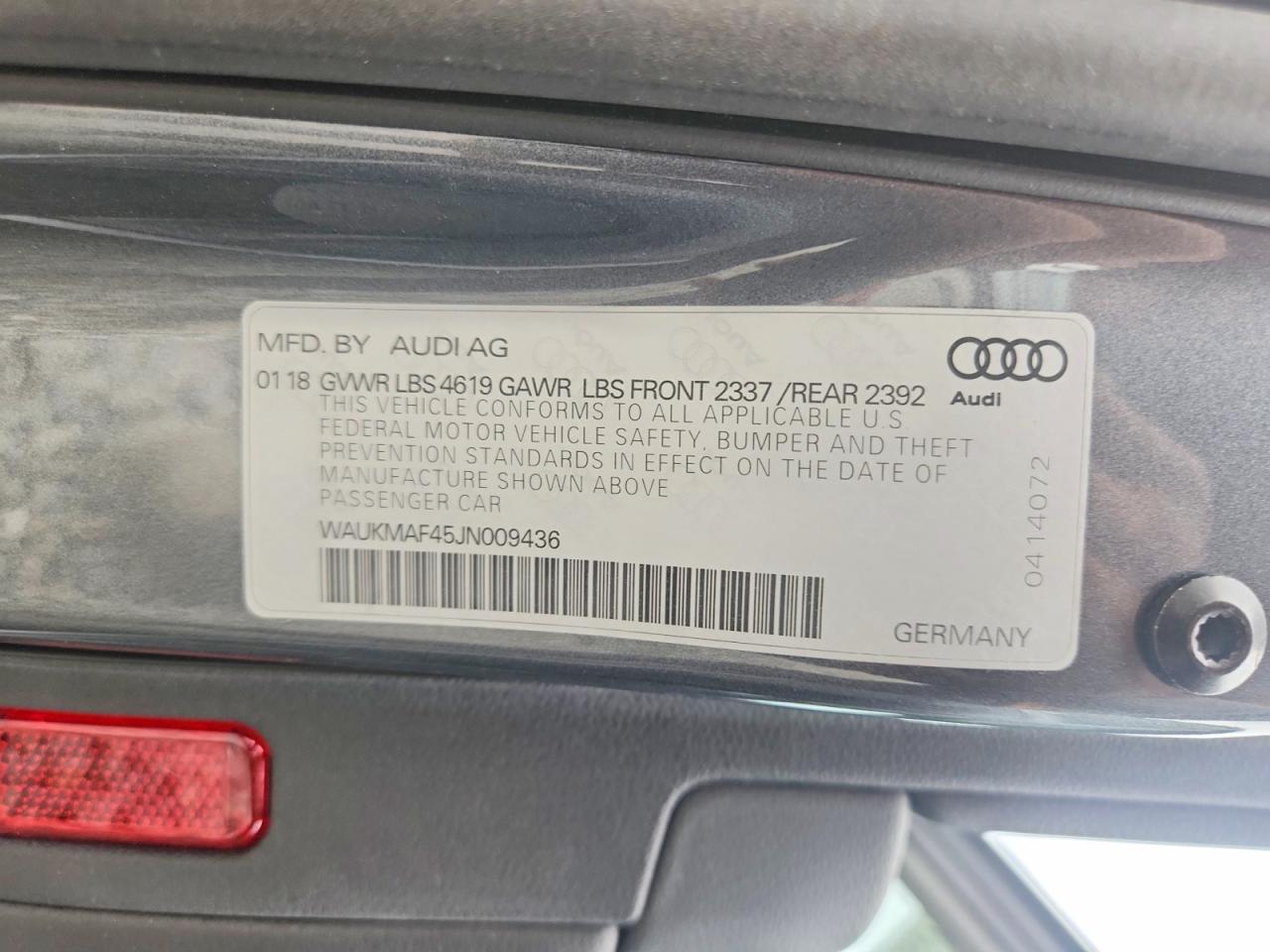 2018 AUDI A4