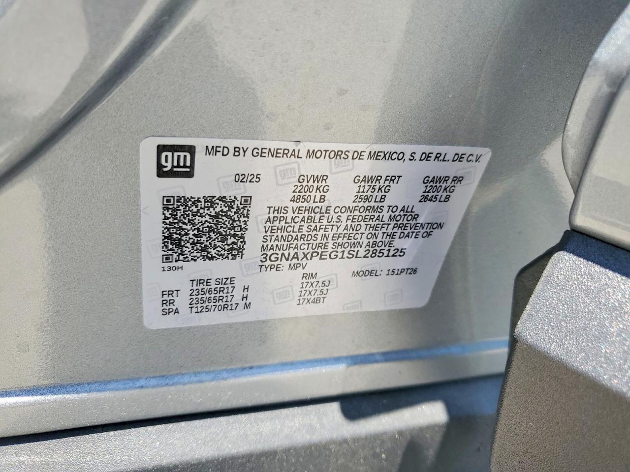 2025 CHEVROLET EQUINOX