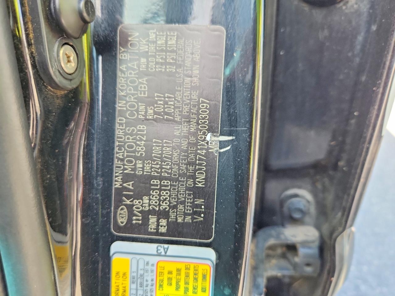 2009 KIA BORREGO