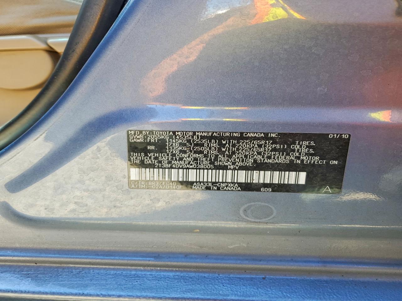 2010 TOYOTA RAV4