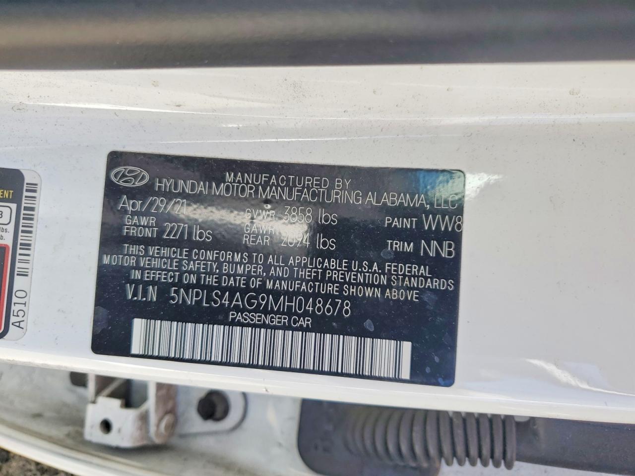 2021 HYUNDAI ELANTRA