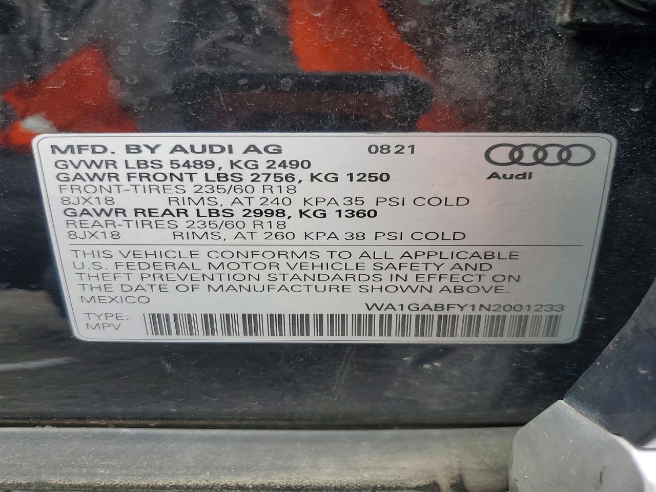 2022 AUDI Q5