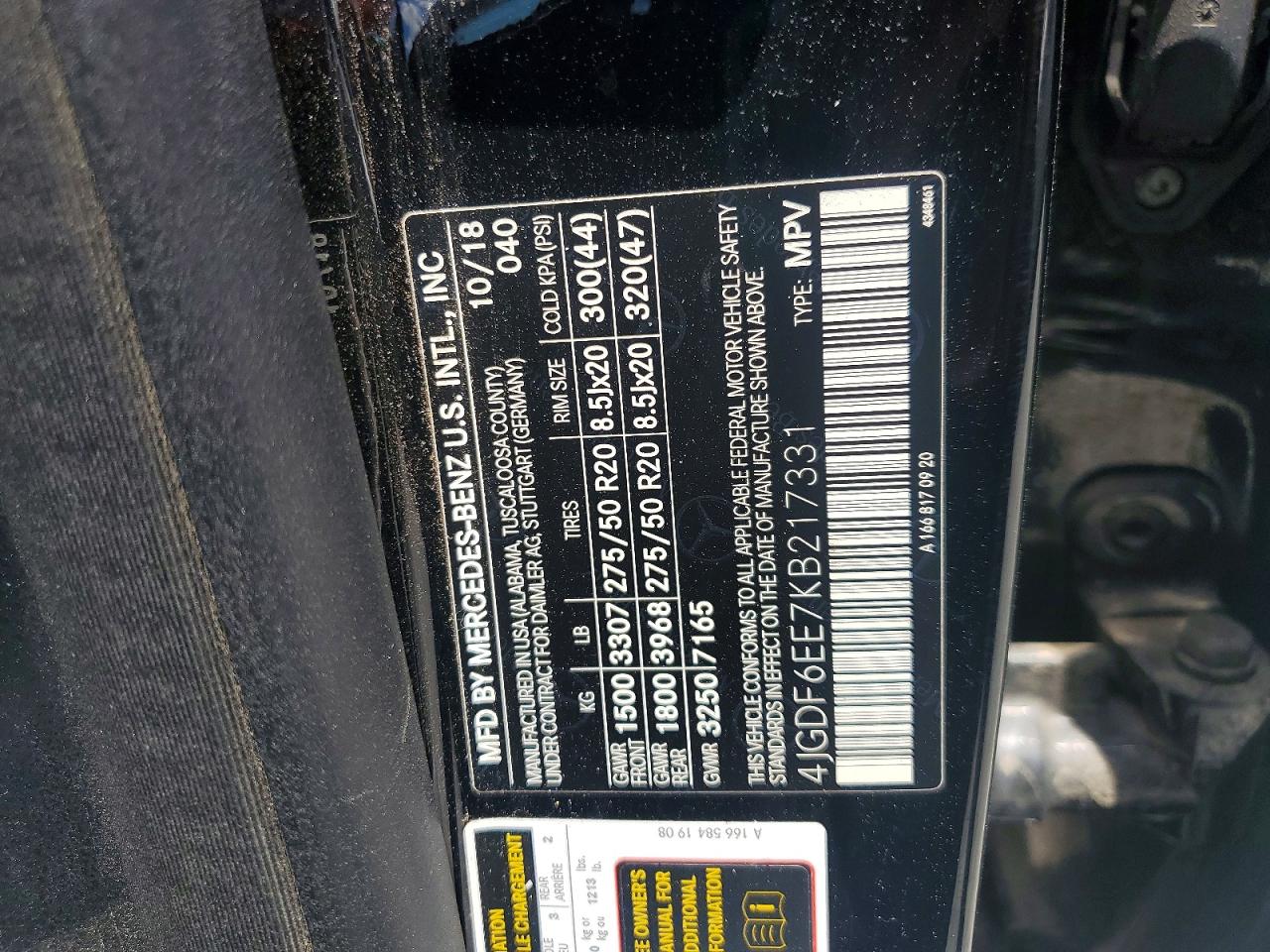 2019 MERCEDES-BENZ GLS-CLASS