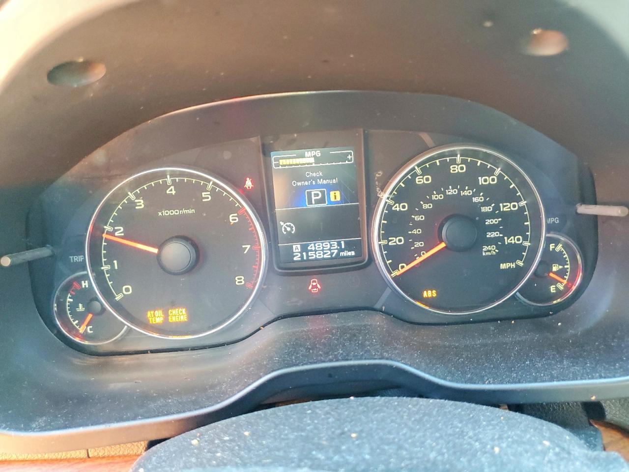 2014 SUBARU OUTBACK