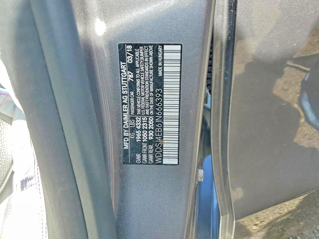 2018 MERCEDES-BENZ CLA-CLASS