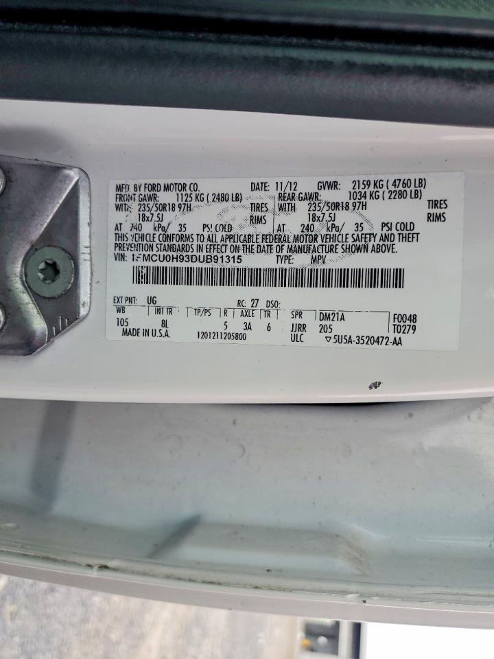 2013 FORD ESCAPE
