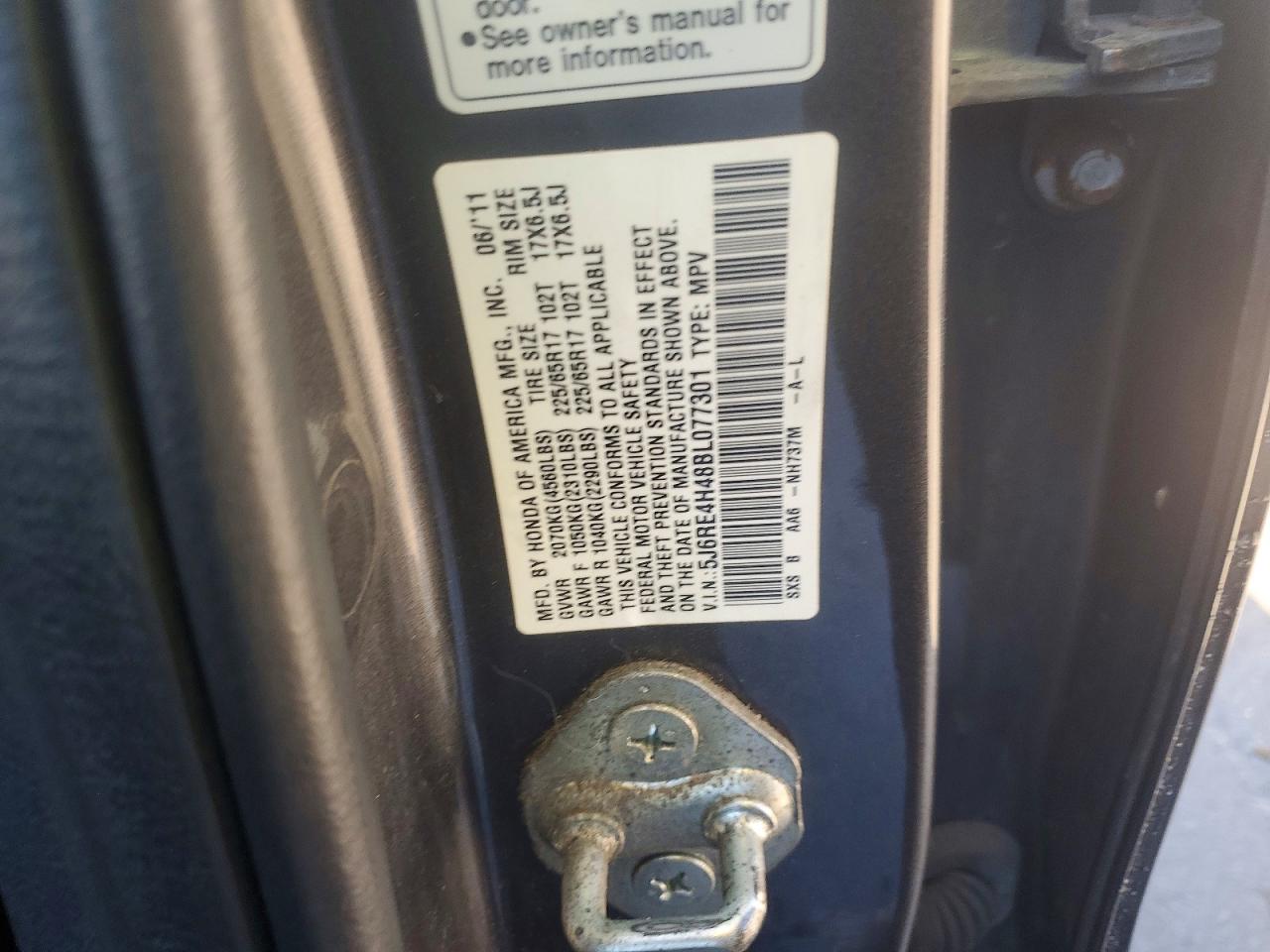 2011 HONDA CRV