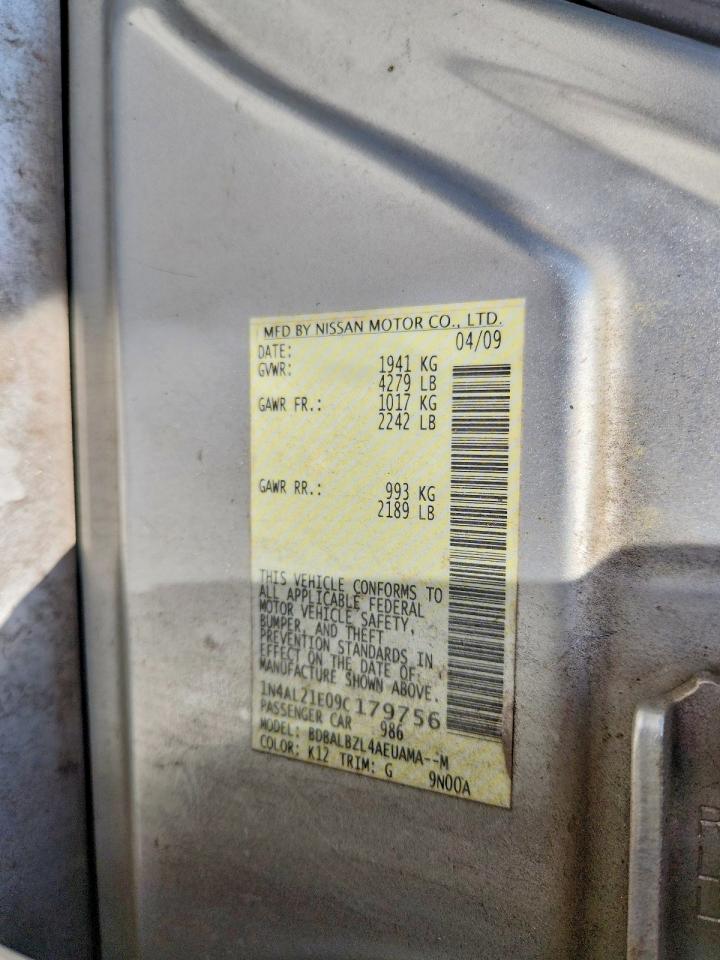 2009 NISSAN ALTIMA