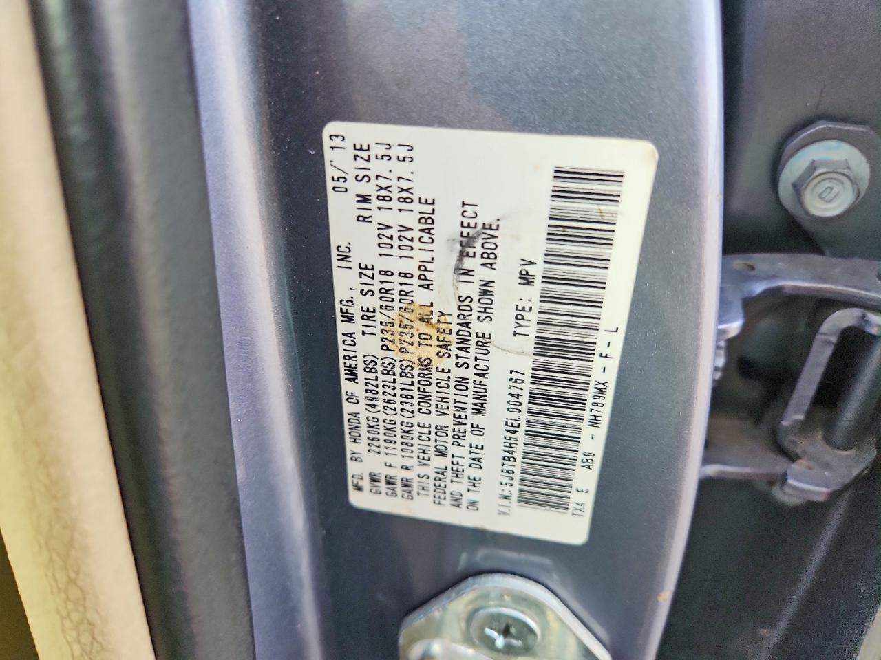 2014 ACURA RDX