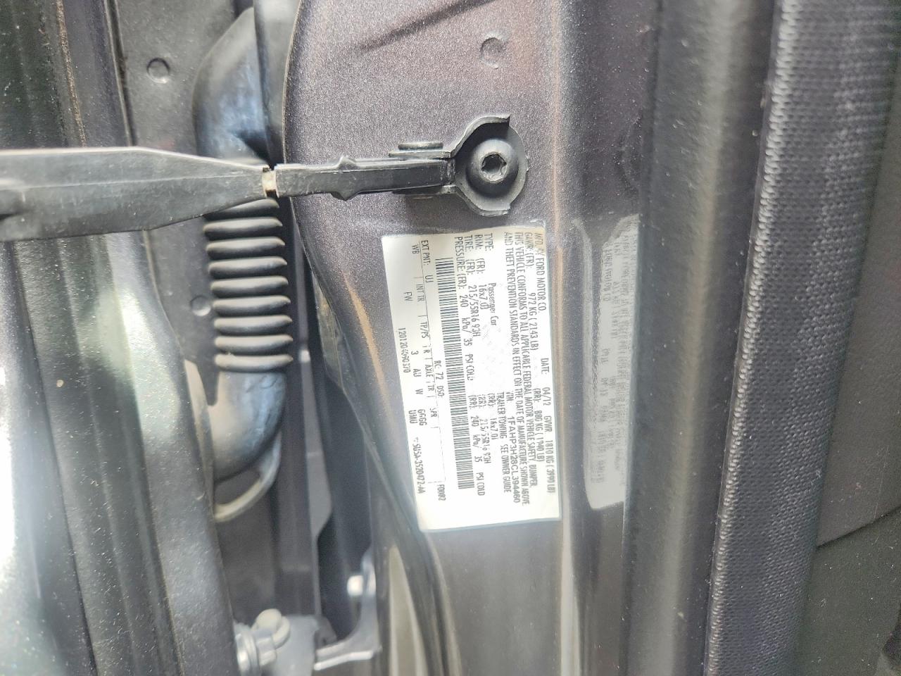 2012 FORD FOCUS