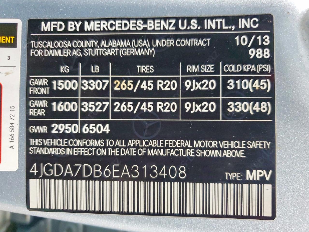 2014 MERCEDES-BENZ M-CLASS