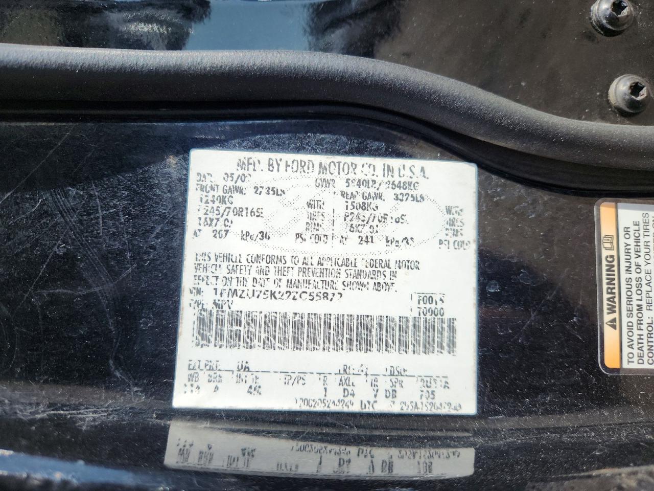 2002 FORD EXPLORER