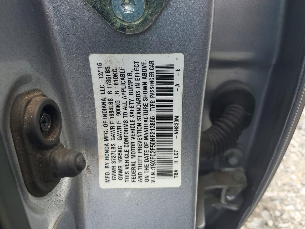 2017 HONDA CIVIC