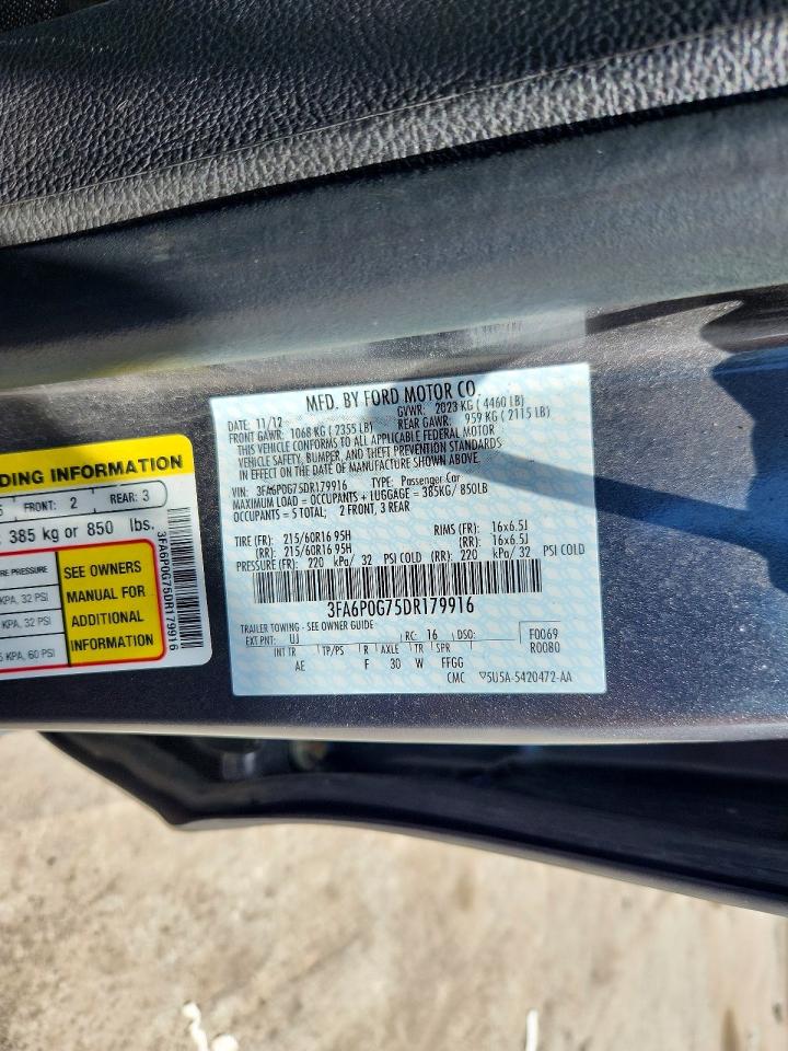 2013 FORD FUSION