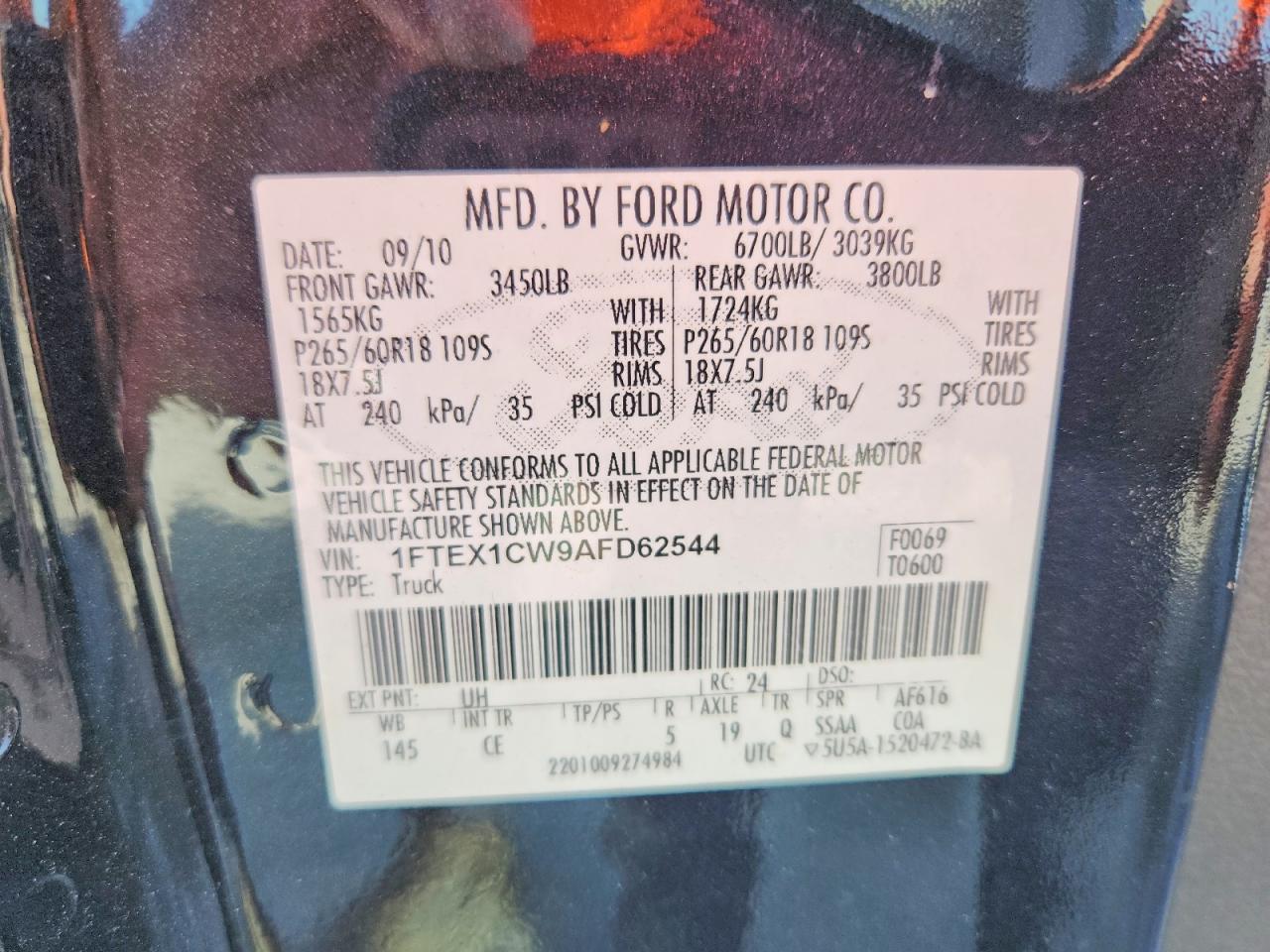 2010 FORD All Models