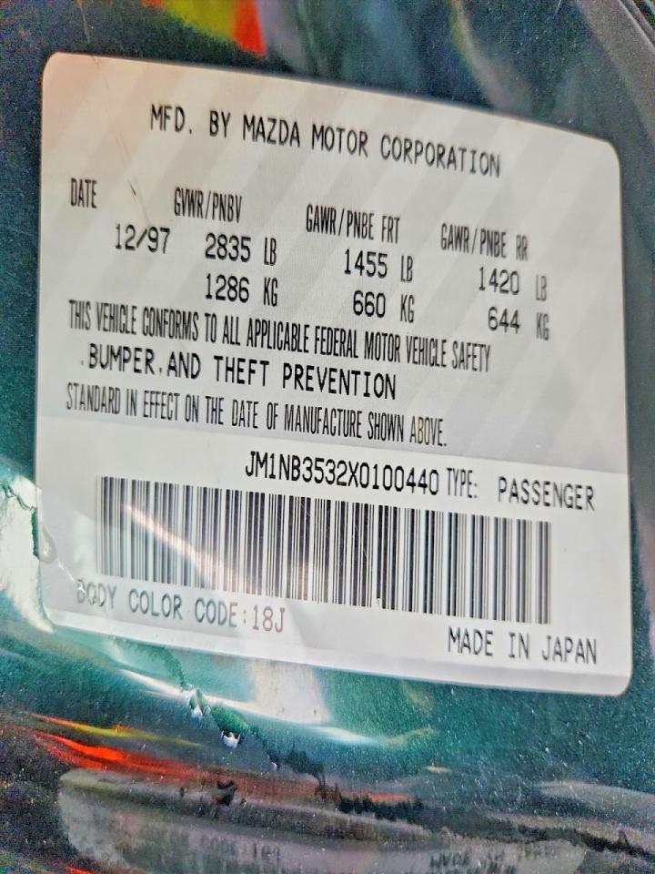 1999 MAZDA MX5