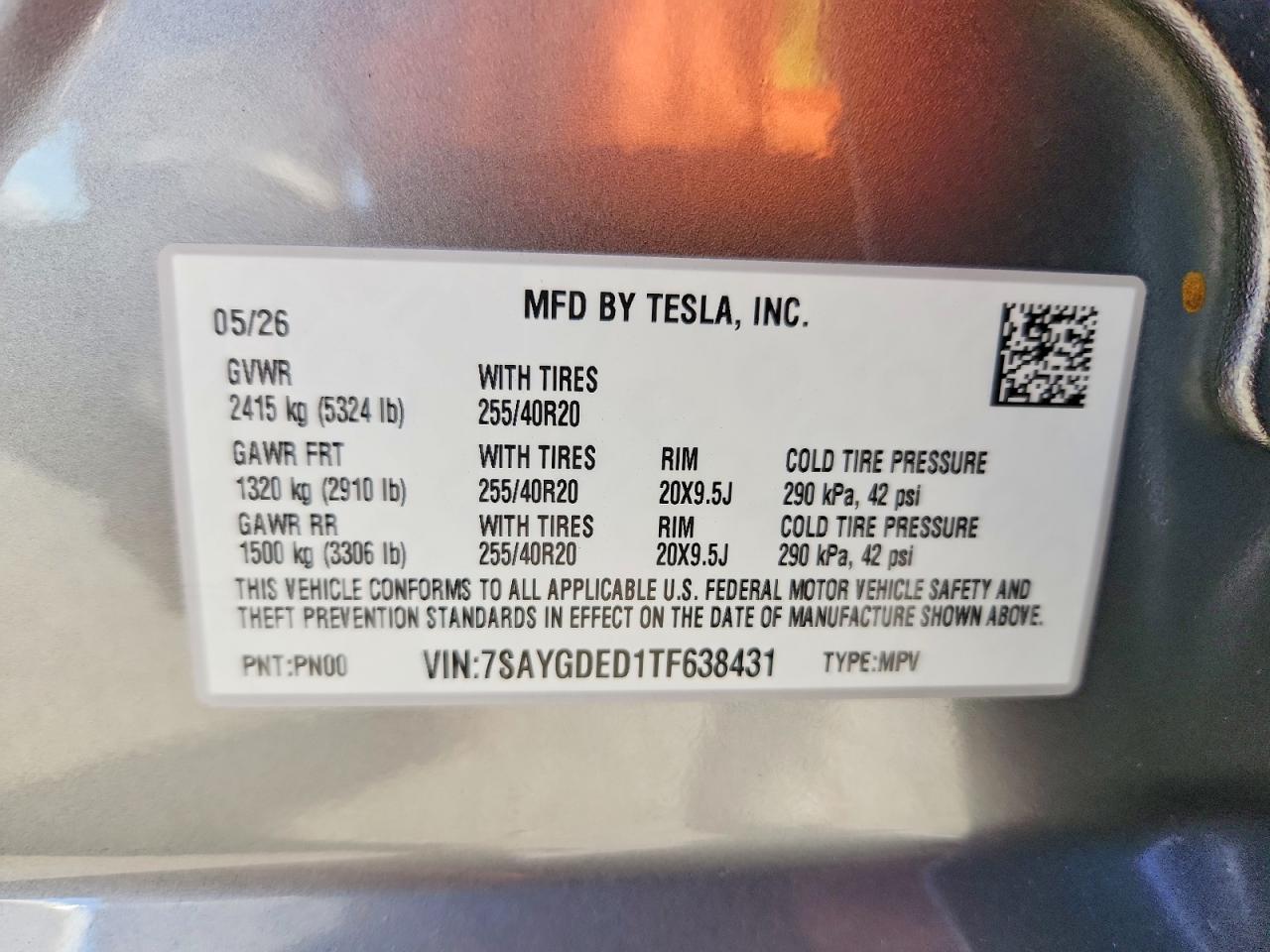 2026 TESLA MODEL Y
