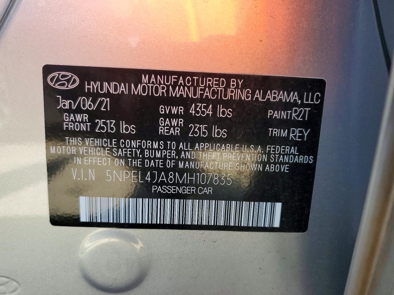 2021 HYUNDAI SONATA