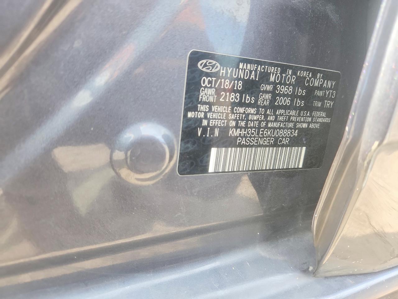 2019 HYUNDAI ELANTRA