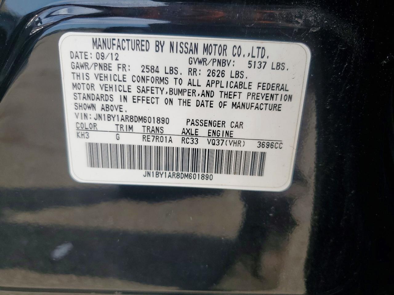 2013 INFINITI M37