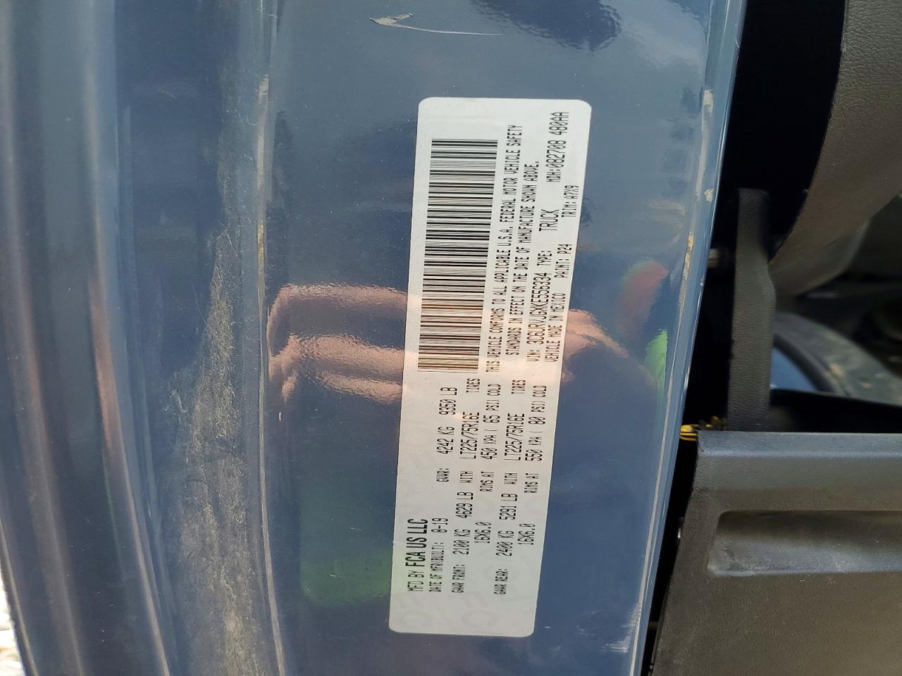 2019 RAM PROMASTER