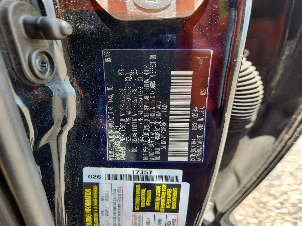 2008 TOYOTA TUNDRA