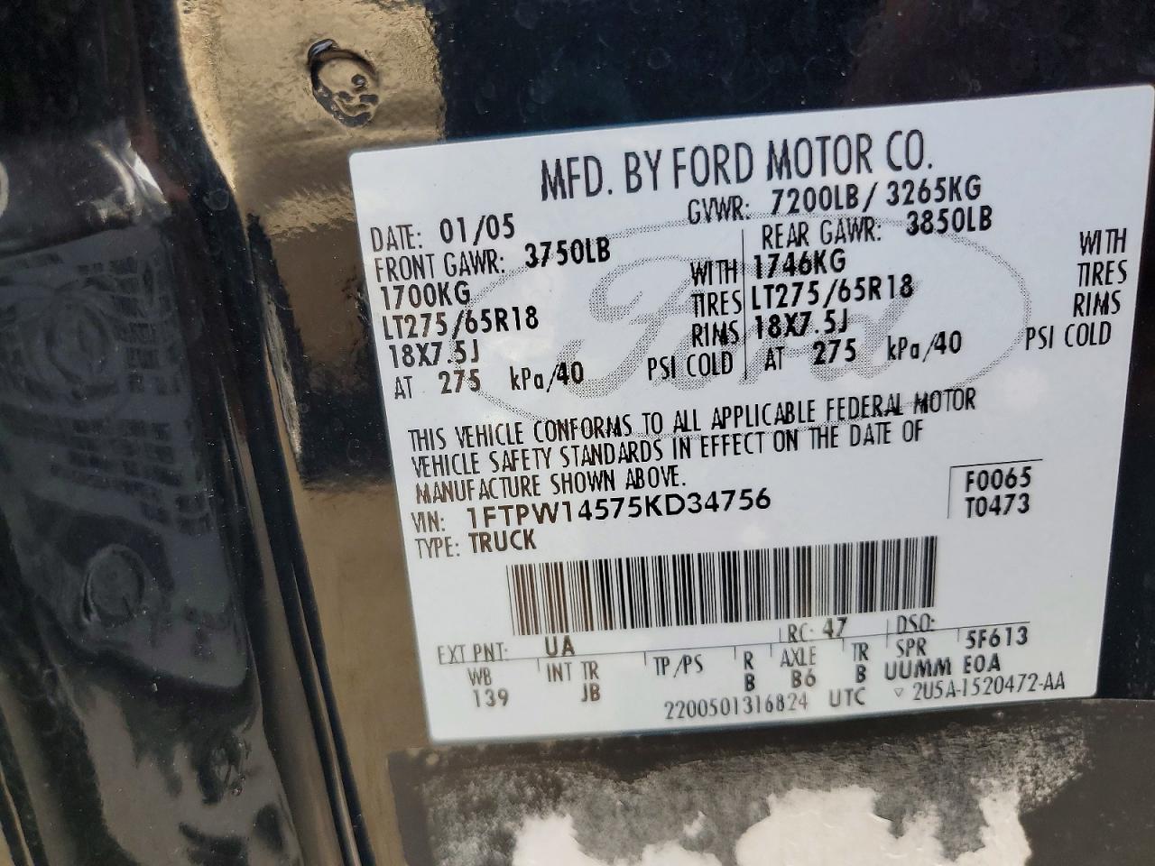 2005 FORD F-150