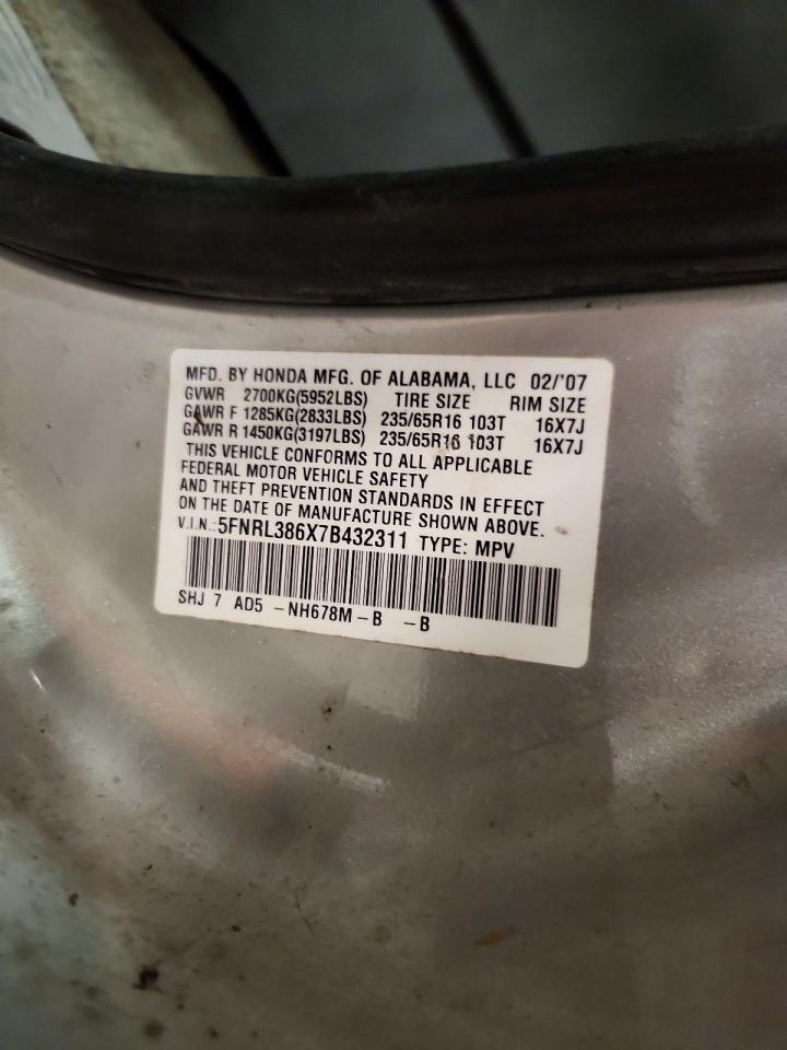 2007 HONDA ODYSSEY