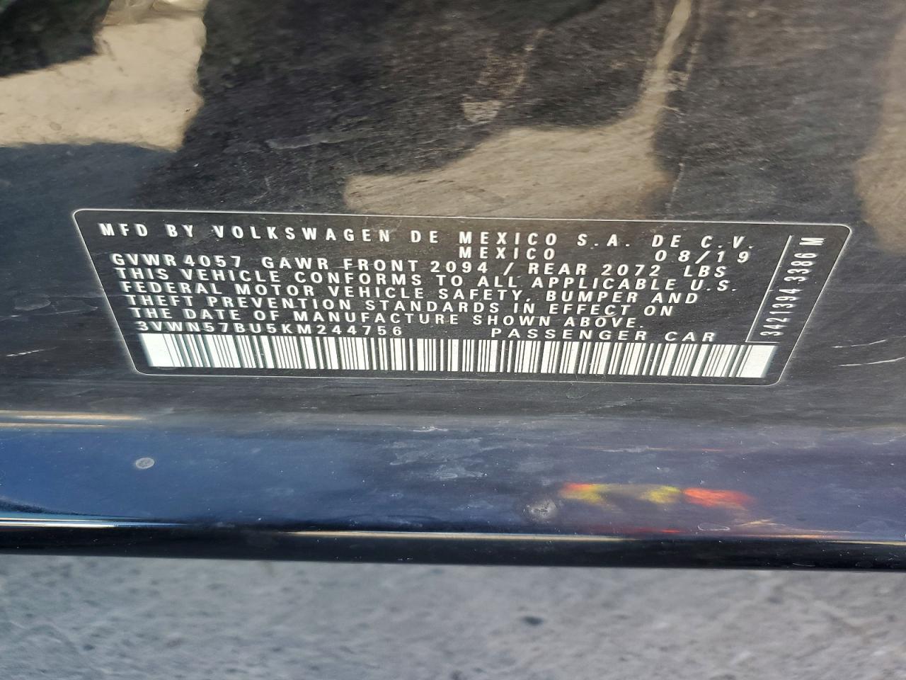 2019 VOLKSWAGEN JETTA
