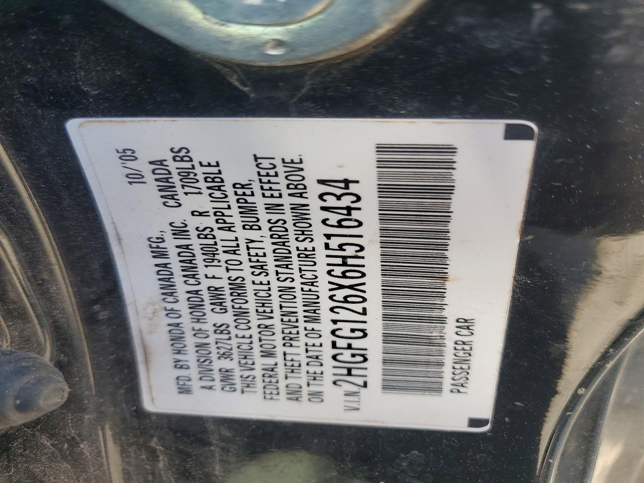 2006 HONDA CIVIC