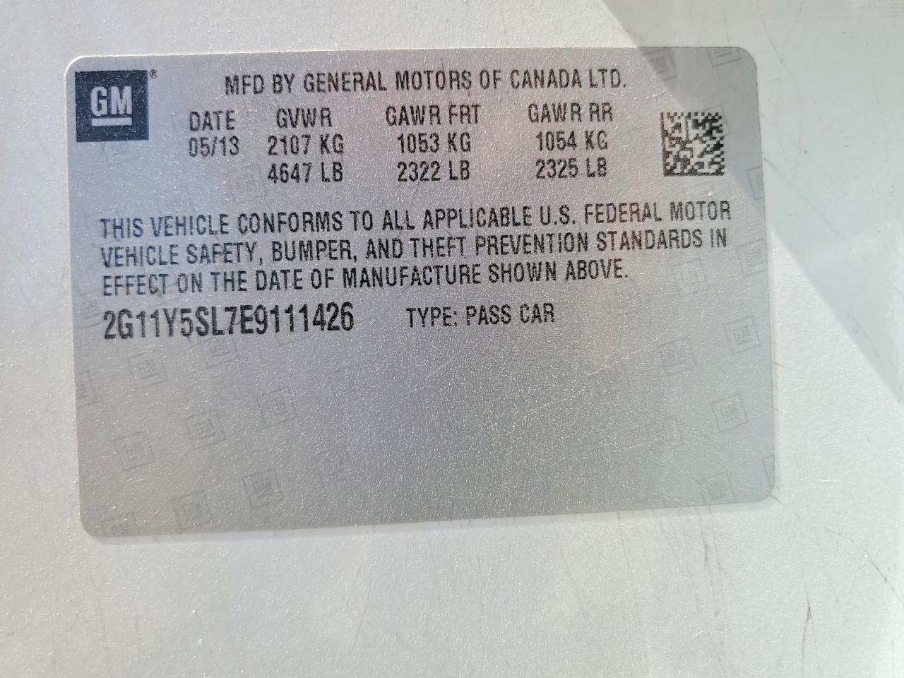2014 CHEVROLET IMPALA