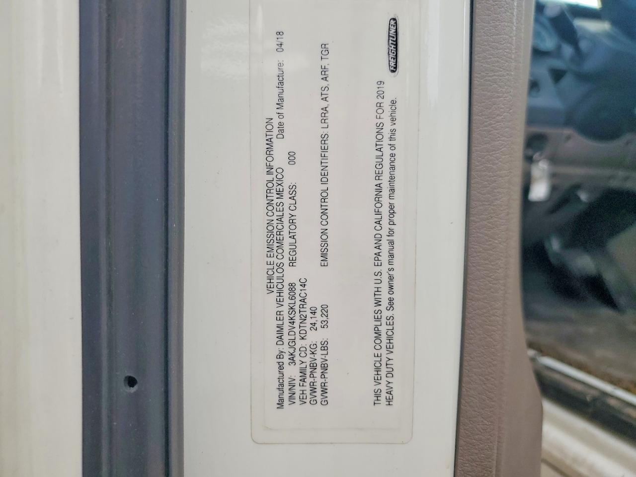 2019 FREIGHTLINER ALL OTHER