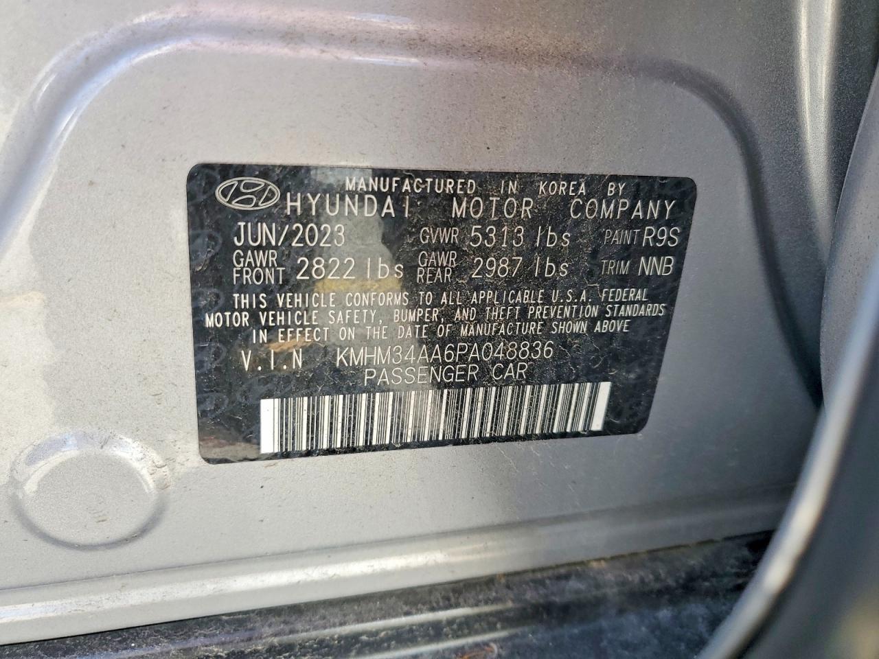 2023 HYUNDAI ALL OTHER