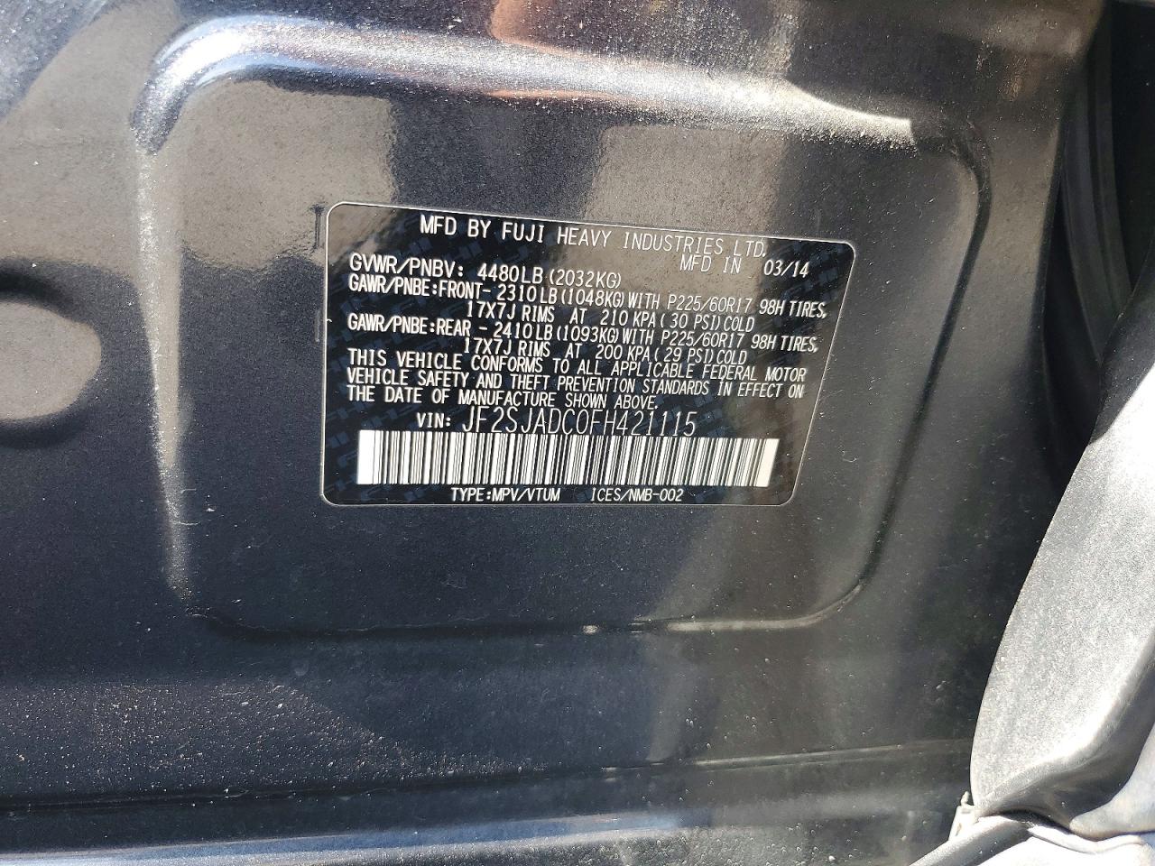 2015 SUBARU FORESTER