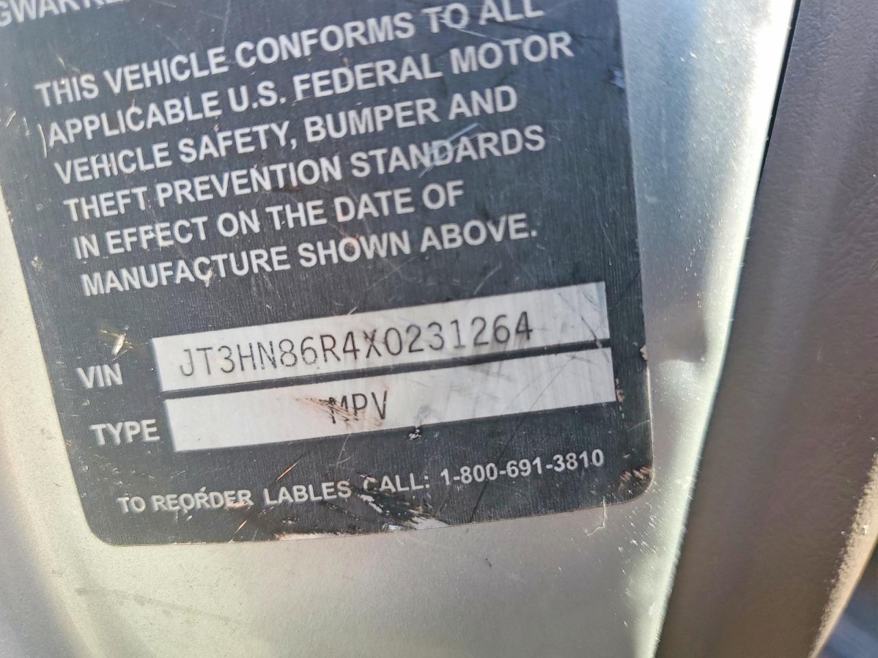 1999 TOYOTA 4RUNNER