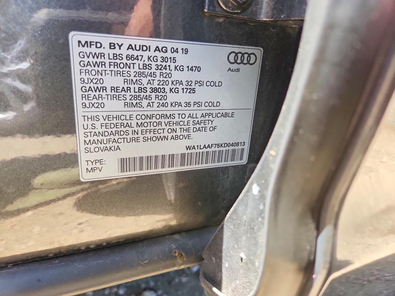 2019 AUDI Q7