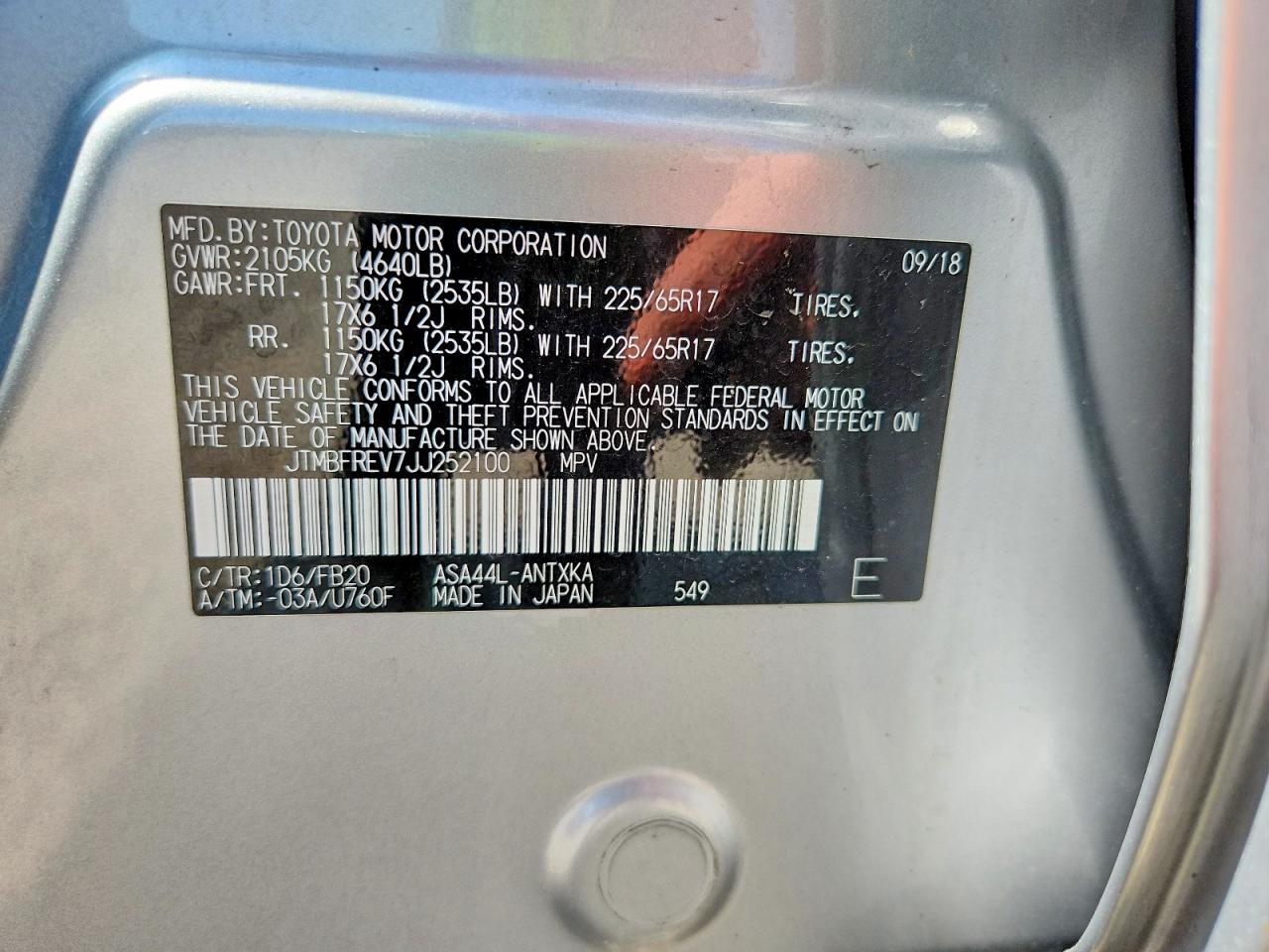 2018 TOYOTA RAV4