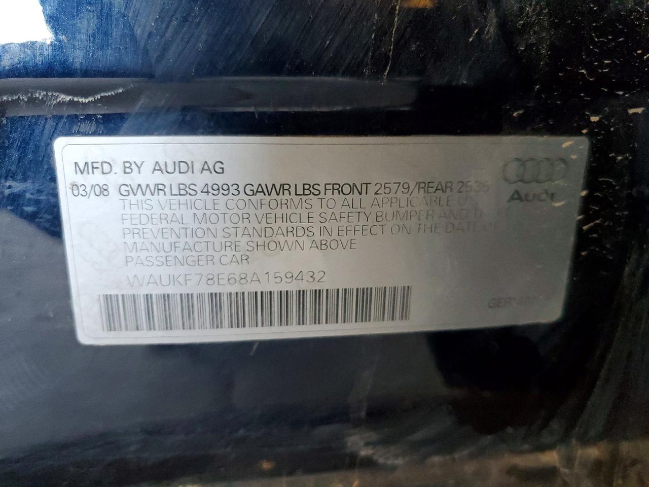 2008 AUDI A4