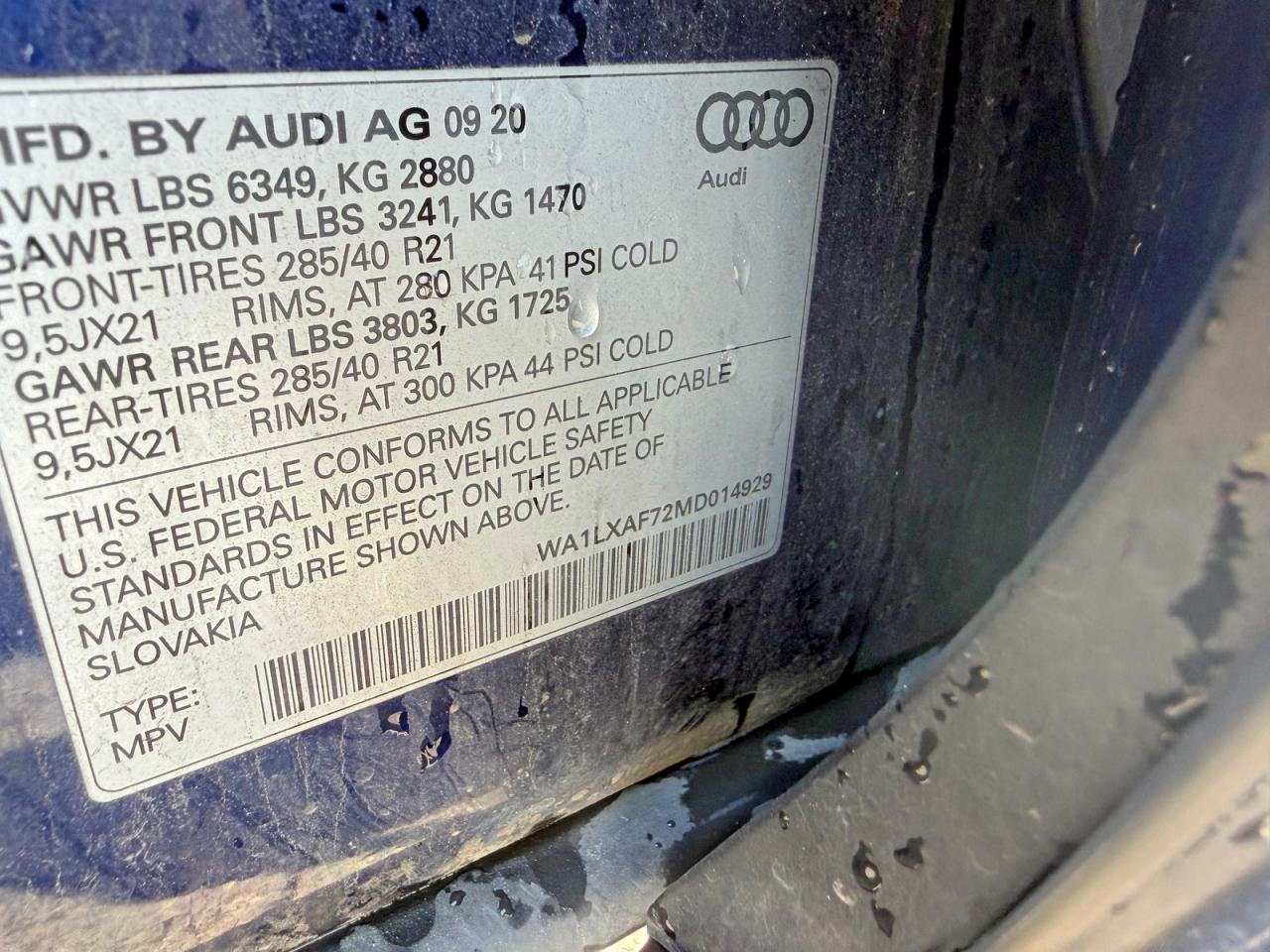 2021 AUDI Q7