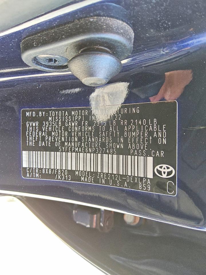 2022 TOYOTA COROLLA
