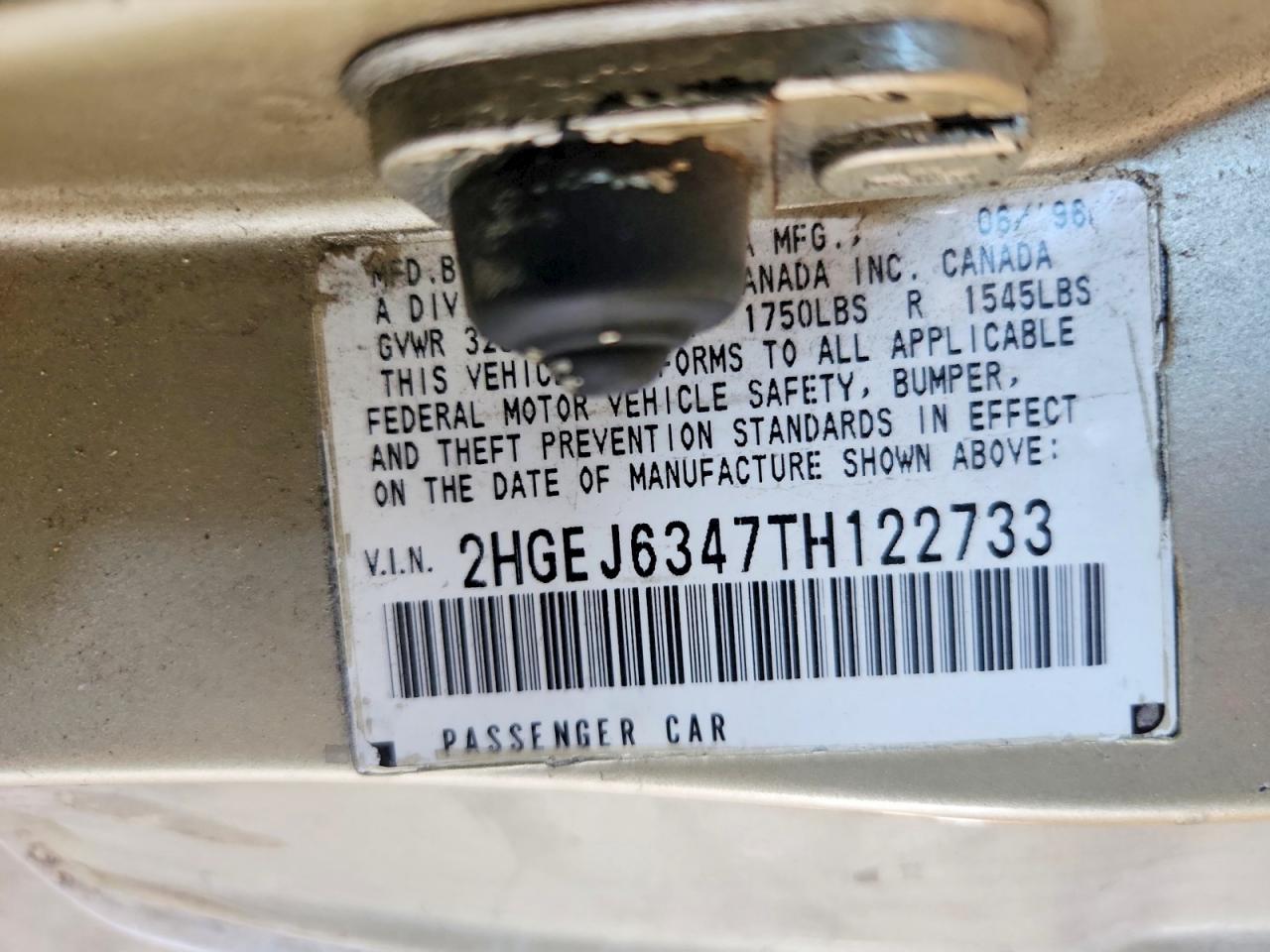 1996 HONDA CIVIC