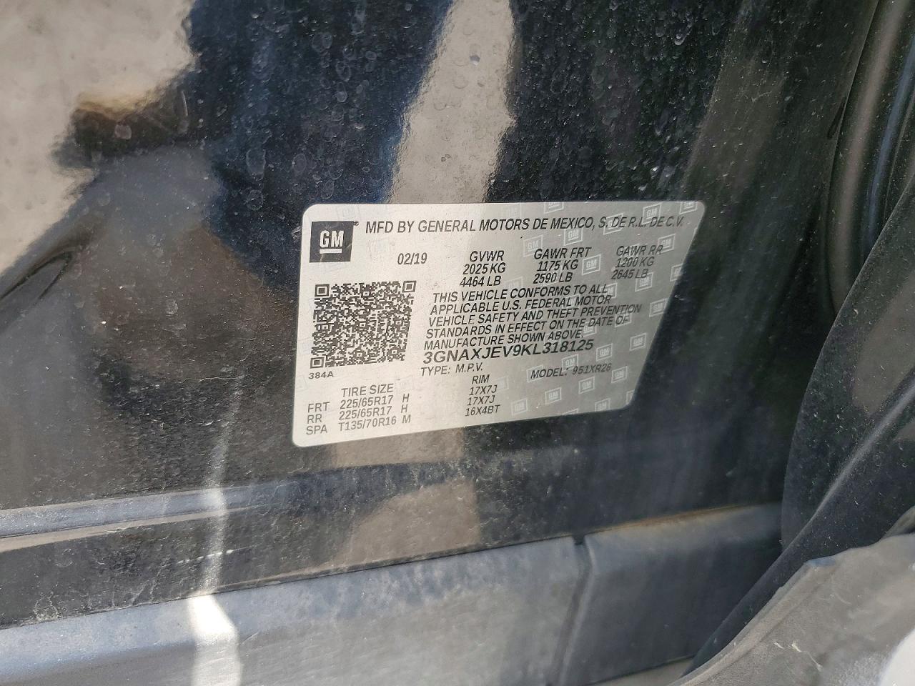 2019 CHEVROLET EQUINOX