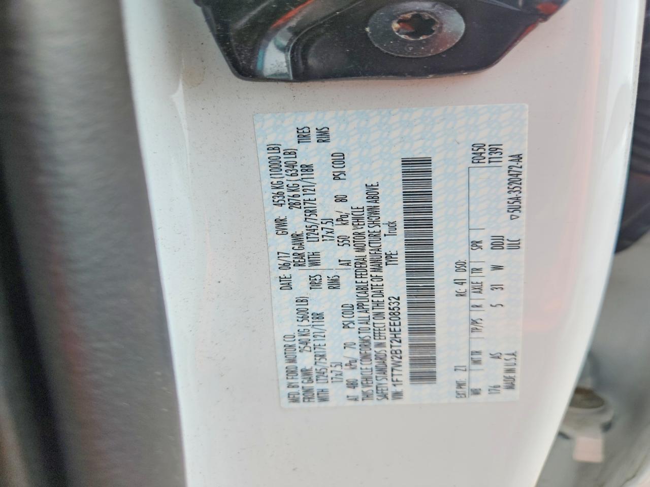 2017 FORD F250