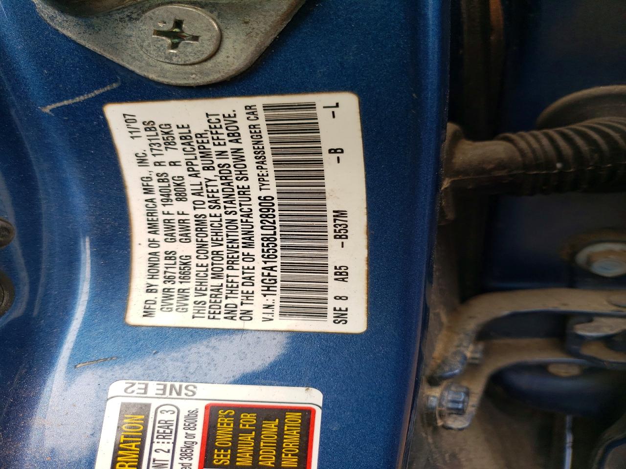 2008 HONDA CIVIC