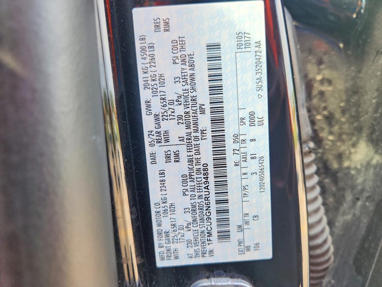 2024 FORD ESCAPE