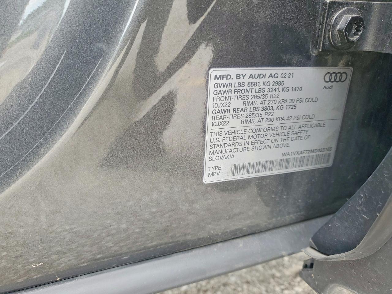 2021 AUDI Q7