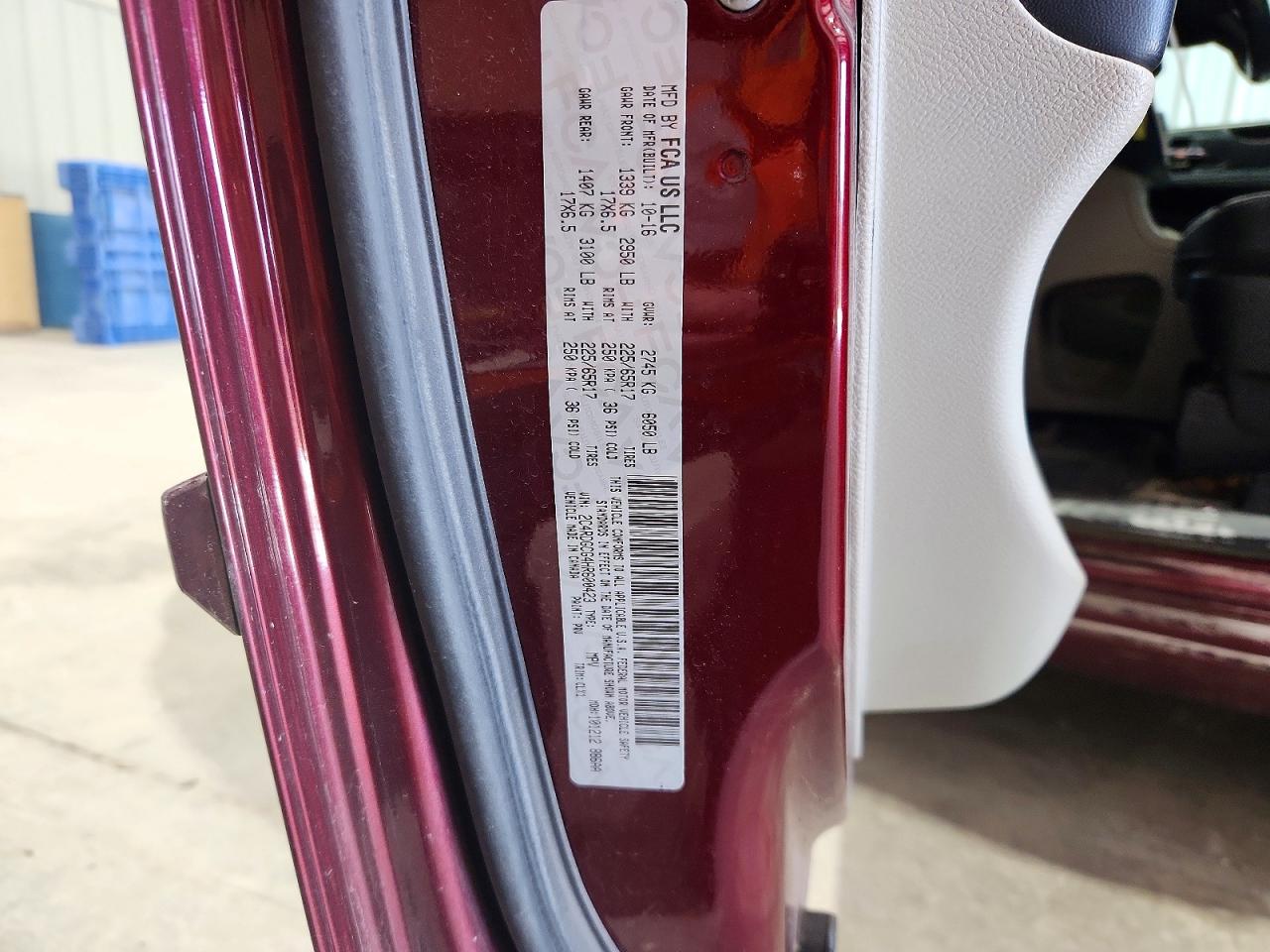 2017 DODGE CARAVAN