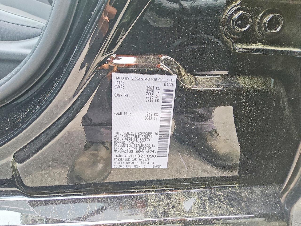 2026 NISSAN ALTIMA