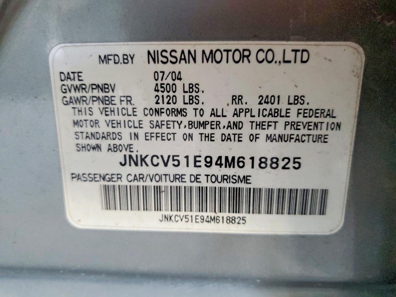 2004 INFINITI G35