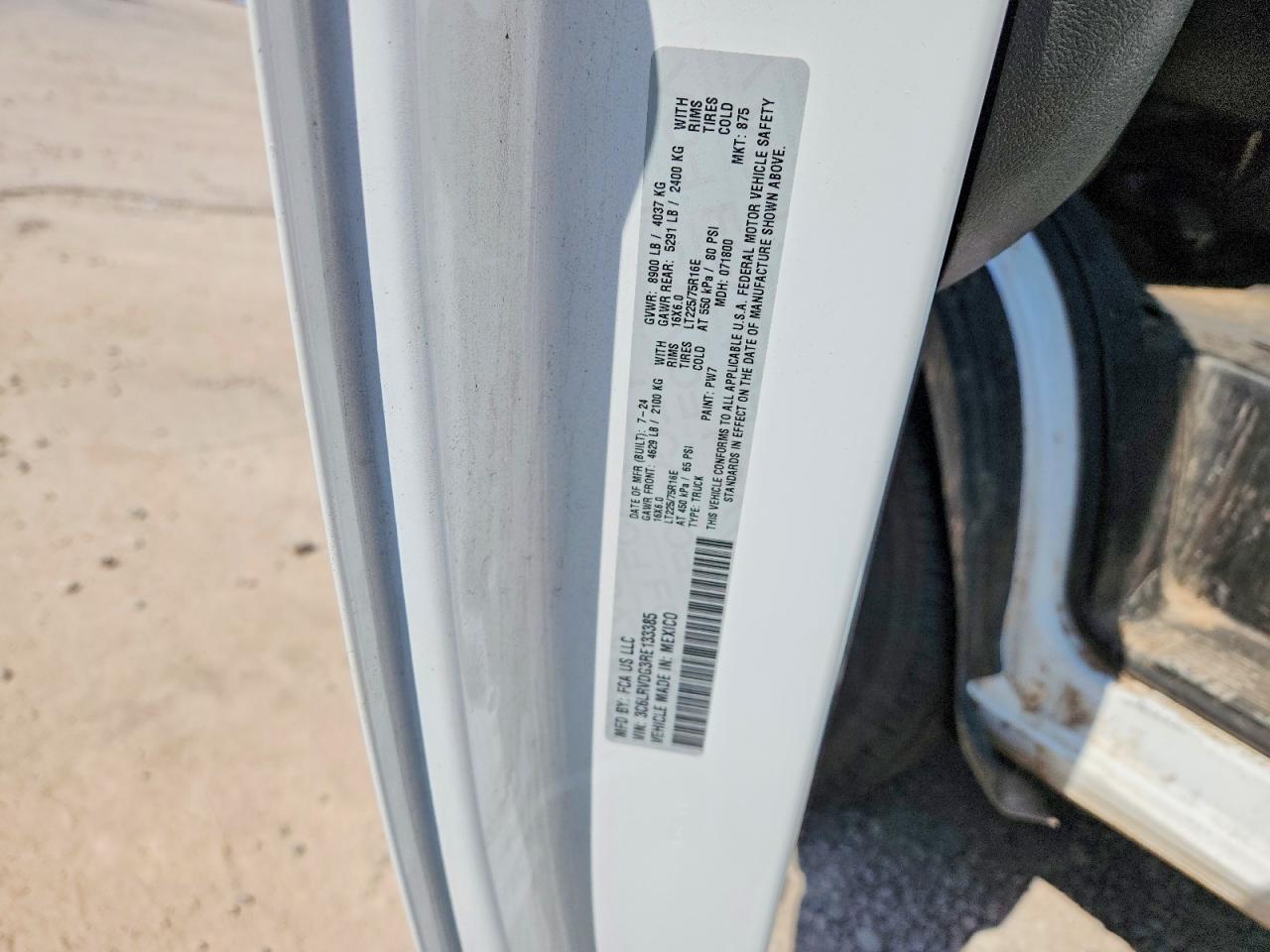 2024 RAM PROMASTER